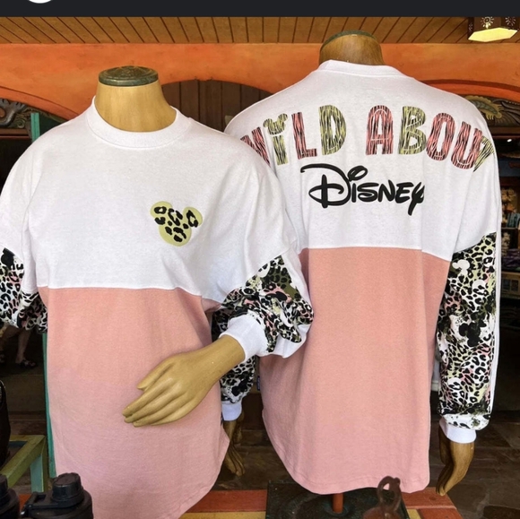 Disney Tops - Disney Wild About You Spirit Jersey Crew Neck Top Size Medium